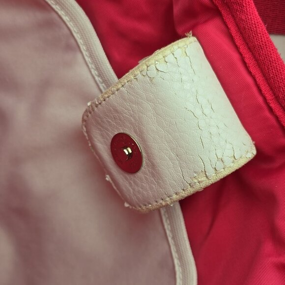 Lululemon Rare Manifesto Canvas Shoulder Bag Pink White Print + Washable Pouch - Picture 7 of 16